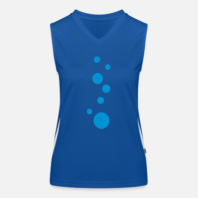 blue_bubbles modèle Débardeur respirant contrasté Femme