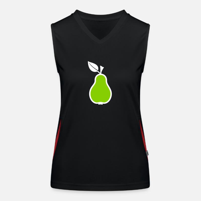 Birne Funktionelles Kontrast-Tank Top für Frauen