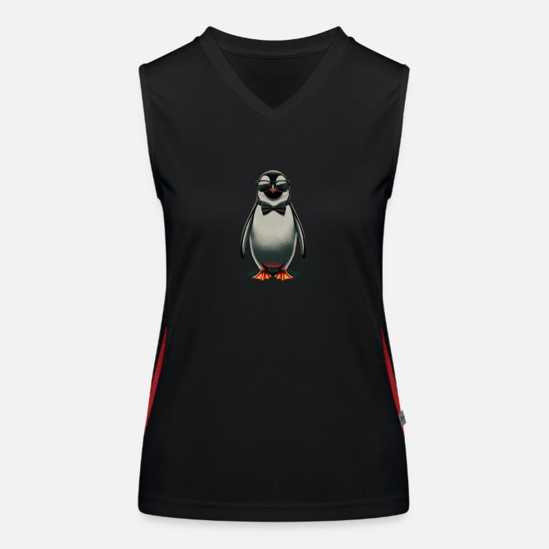 pinguin fun Débardeur respirant contrasté Femme