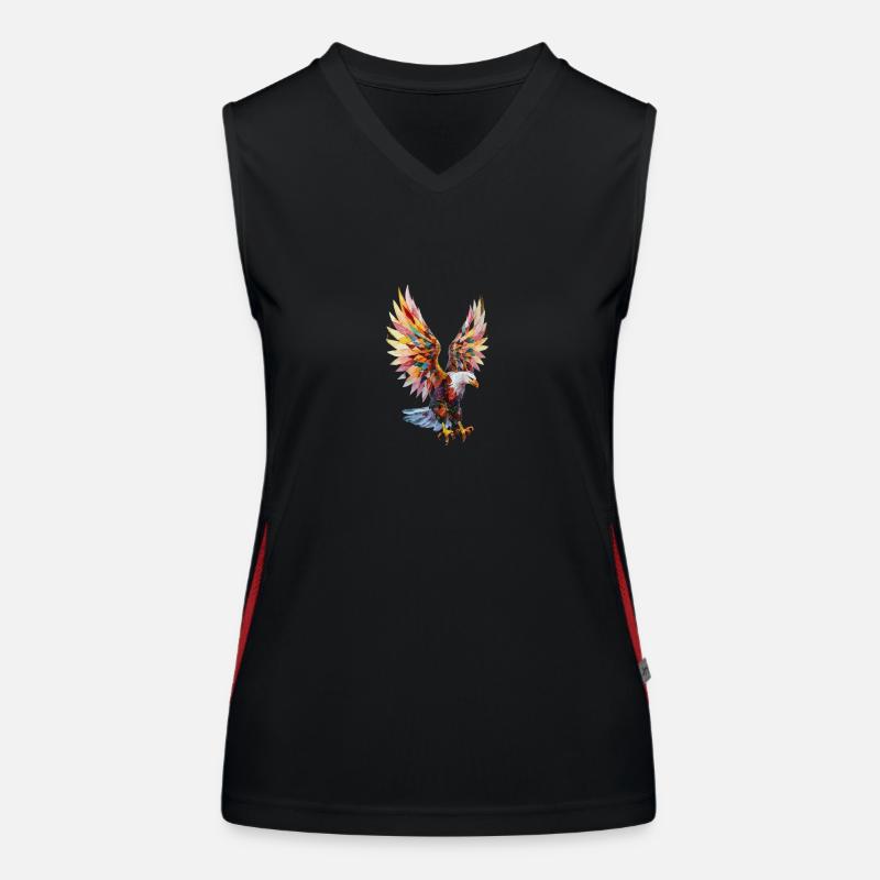 The Golden Eagle Women's Functional Contrast Tank Top