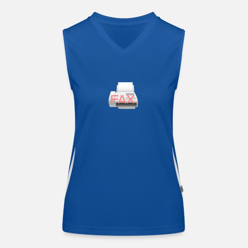 Fax Icon Women's Functional Contrast Tank Top