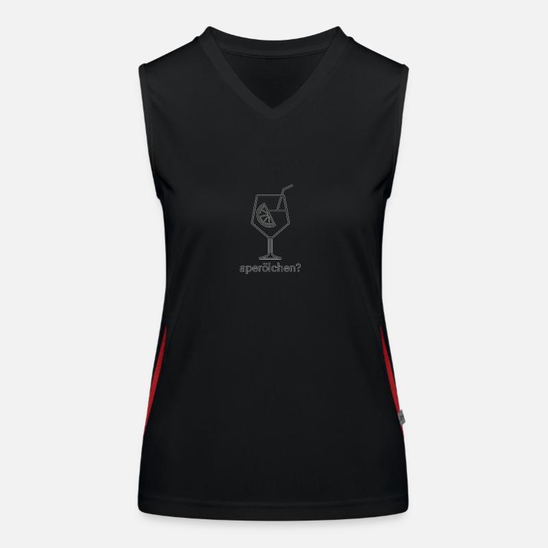Aperölchen? Funktionelles Kontrast-Tank Top für Frauen