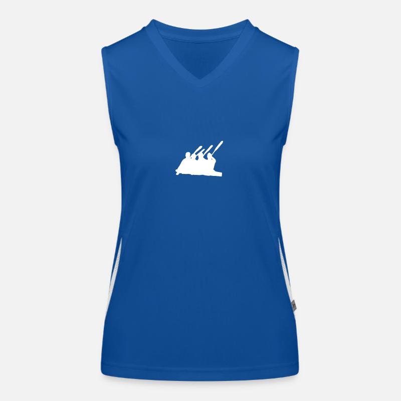 Kayak Four blanc Débardeur respirant contrasté Femme
