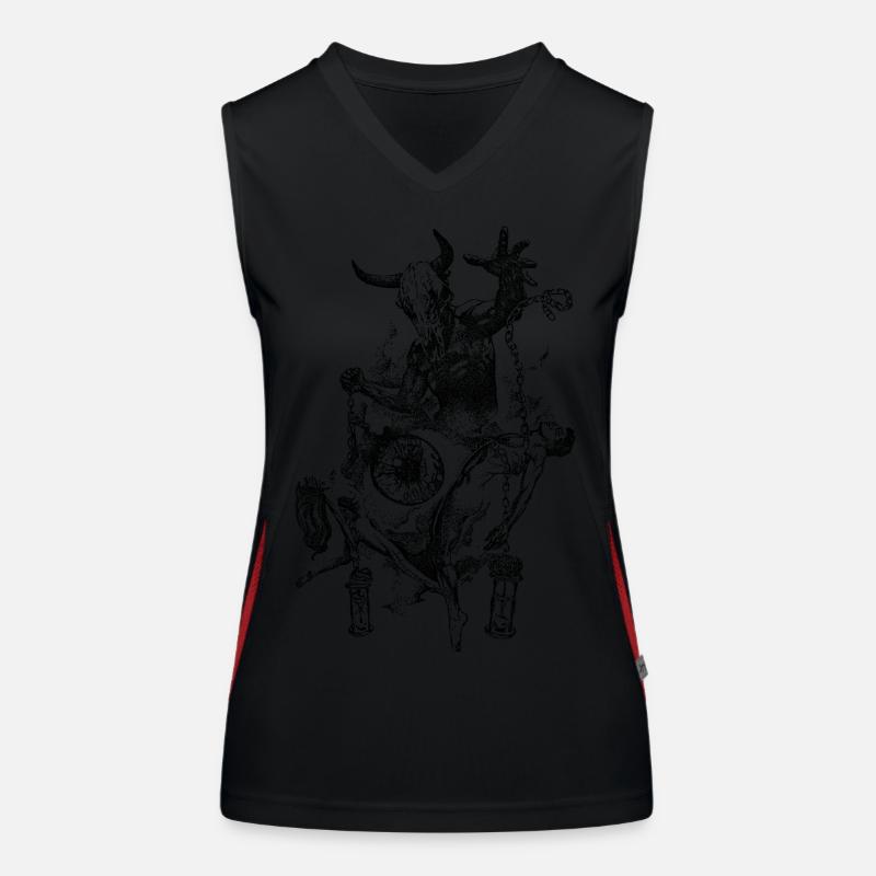 Dark Future Funktionelles Kontrast-Tank Top für Frauen