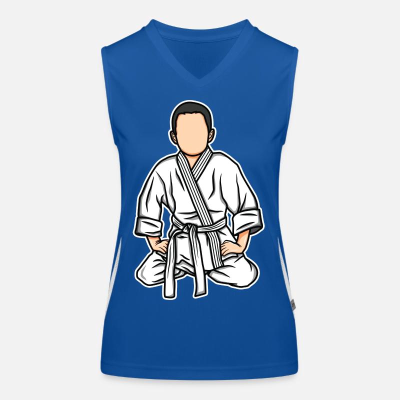 Drôle d’enfant de judo Débardeur respirant contrasté Femme