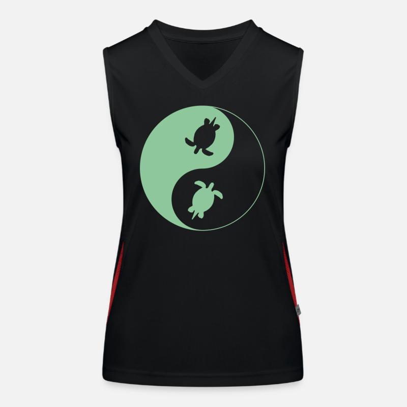 Schildkröten, Schildkröte, Turtle, Turtles Funktionelles Kontrast-Tank Top für Frauen