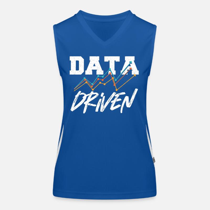 Commande pilotée par les données pour Data Science Collector Débardeur respirant contrasté Femme