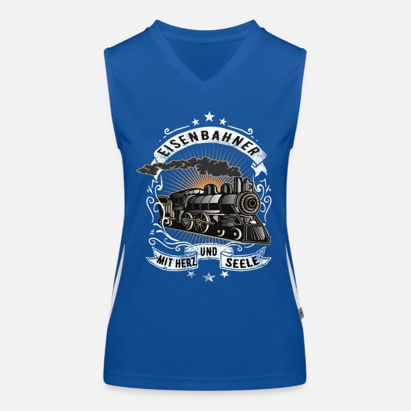 Railroad railway workers Women's Functional Contrast Tank Top