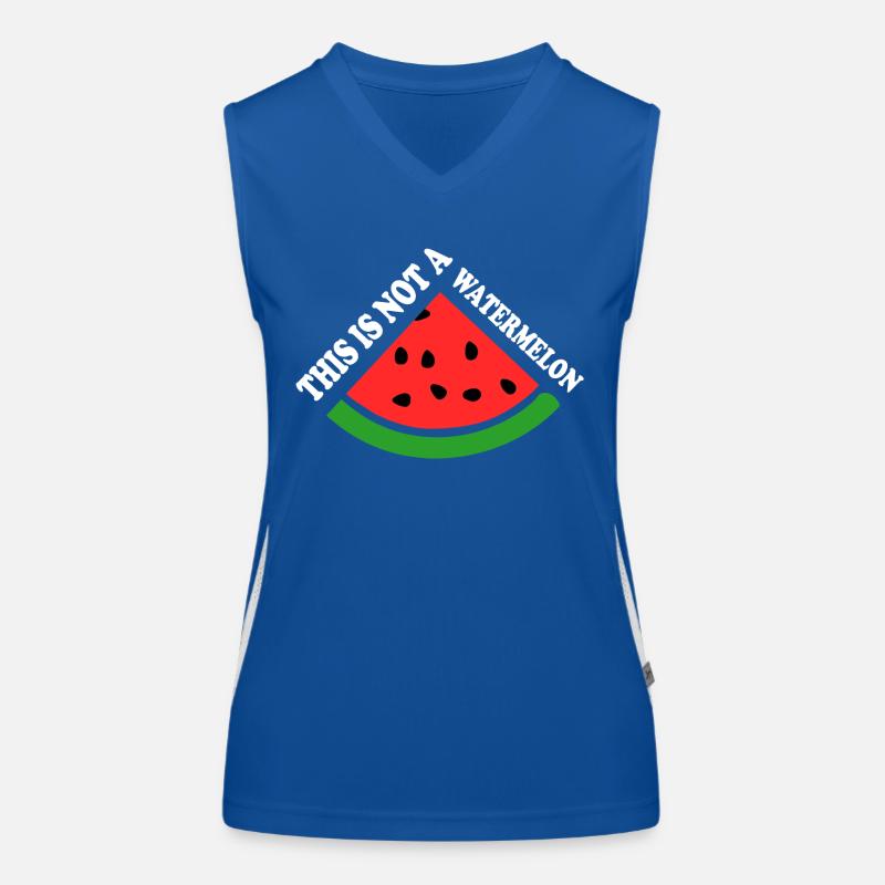 THIS IS NOT A WATERMELON Funktionelles Kontrast-Tank Top für Frauen