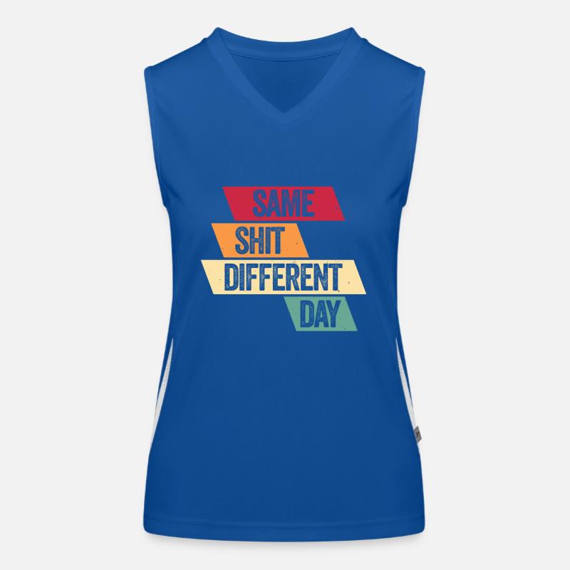 Same Shit - Different Day Débardeur respirant contrasté Femme
