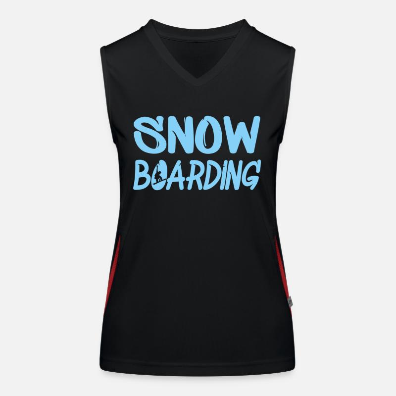 Snowboard Funktionelles Kontrast-Tank Top für Frauen