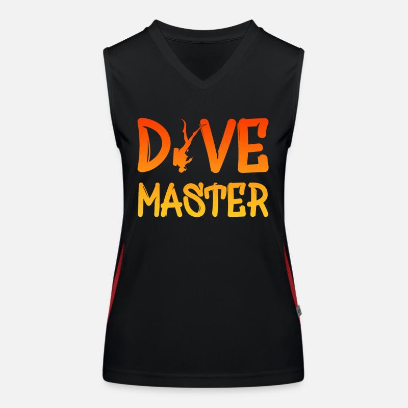 Dive Master Funktionelles Kontrast-Tank Top für Frauen