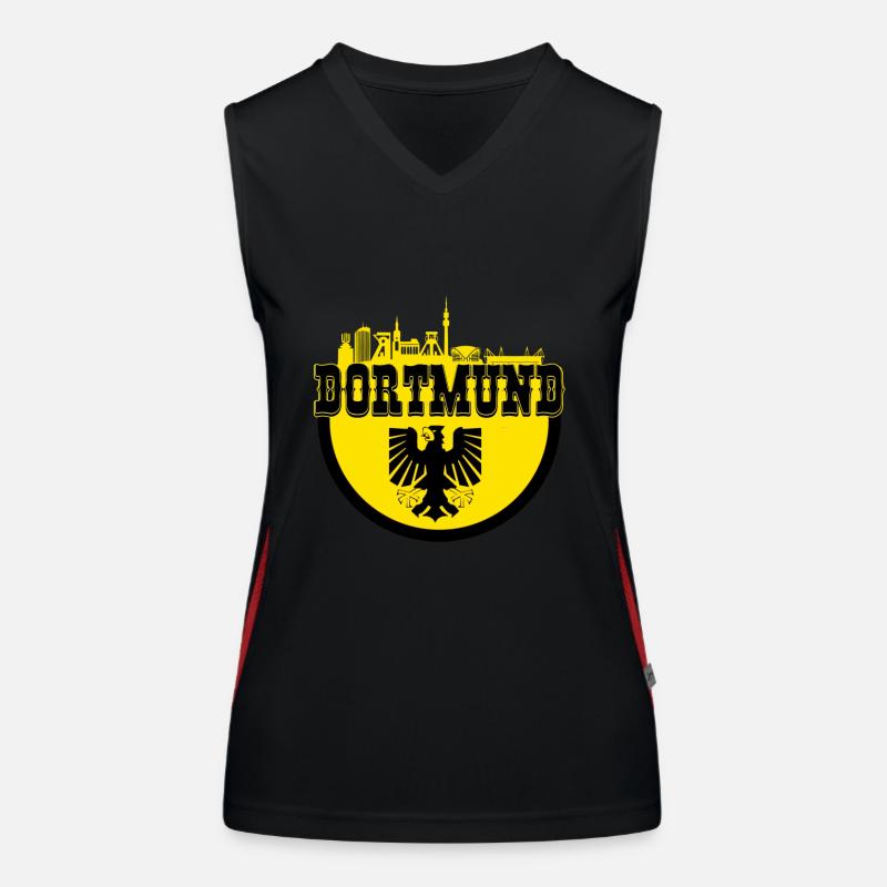 dortmund_logo Women's Functional Contrast Tank Top