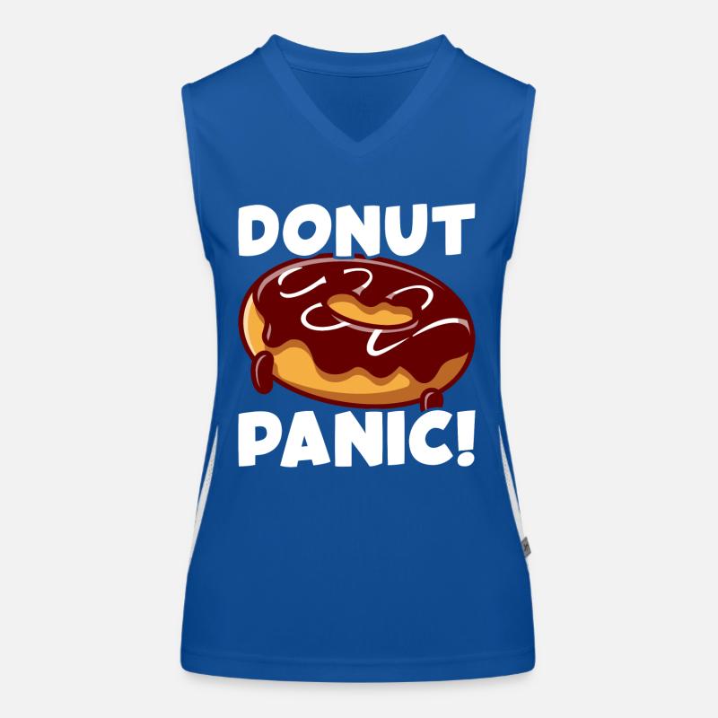 donut panic Women's Functional Contrast Tank Top