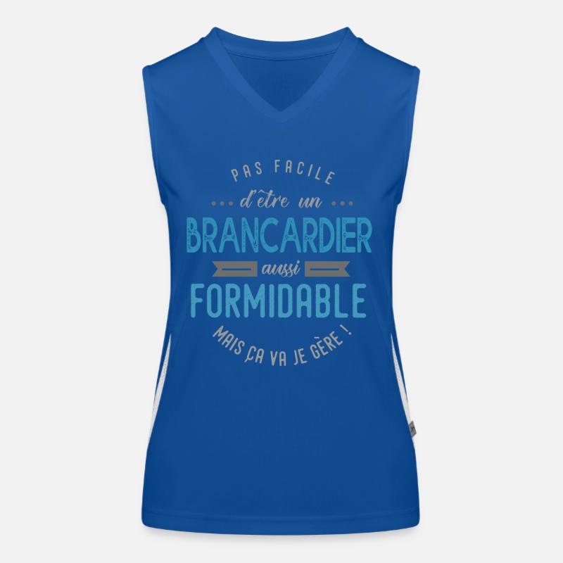 brancardier formidable Débardeur respirant contrasté Femme