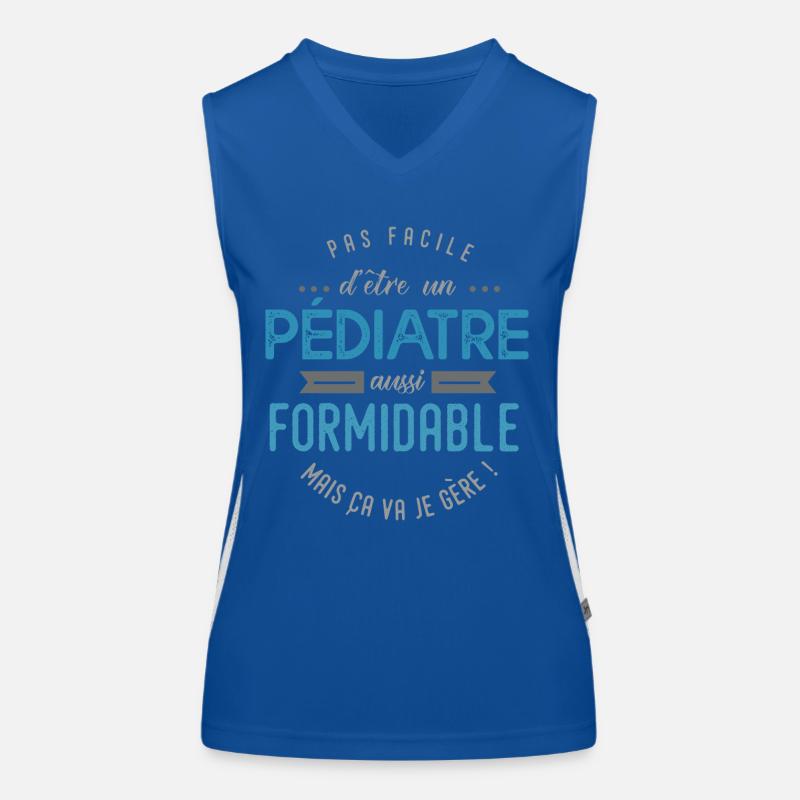 pédiatre formidable Débardeur respirant contrasté Femme