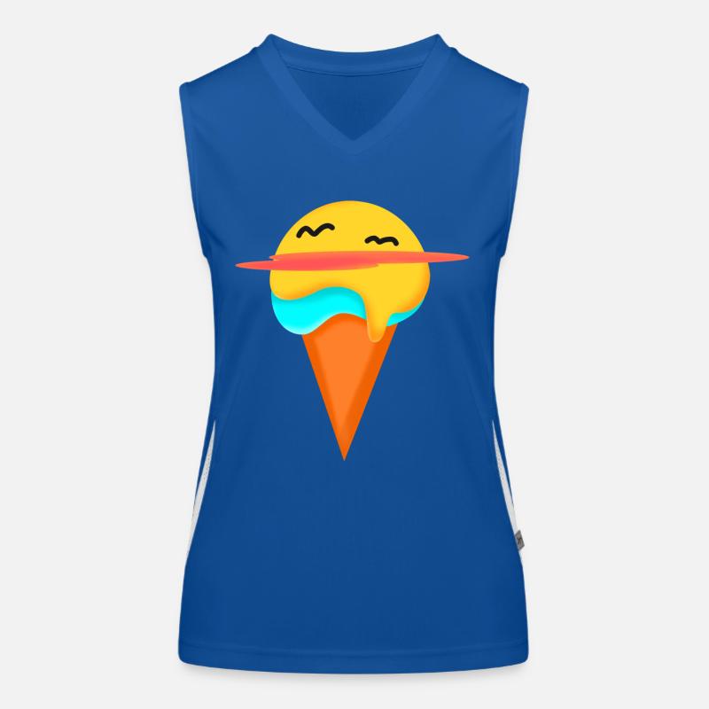 Sommer-Eis Funktionelles Kontrast-Tank Top für Frauen