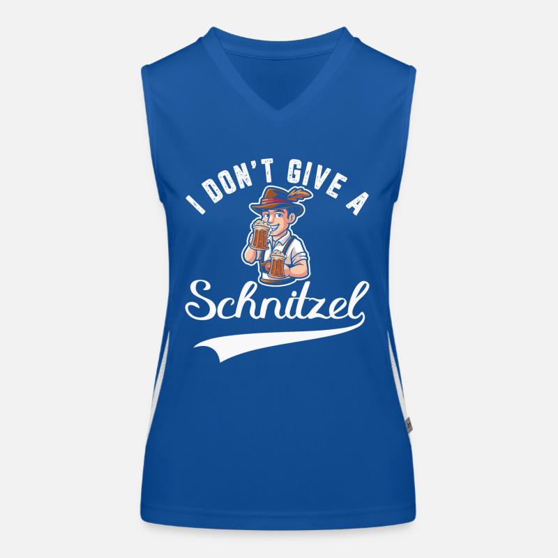I don`t give a Schnitzel Funktionelles Kontrast-Tank Top für Frauen