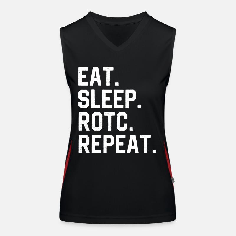 Manger Dormir ROTC Répéter Débardeur respirant contrasté Femme