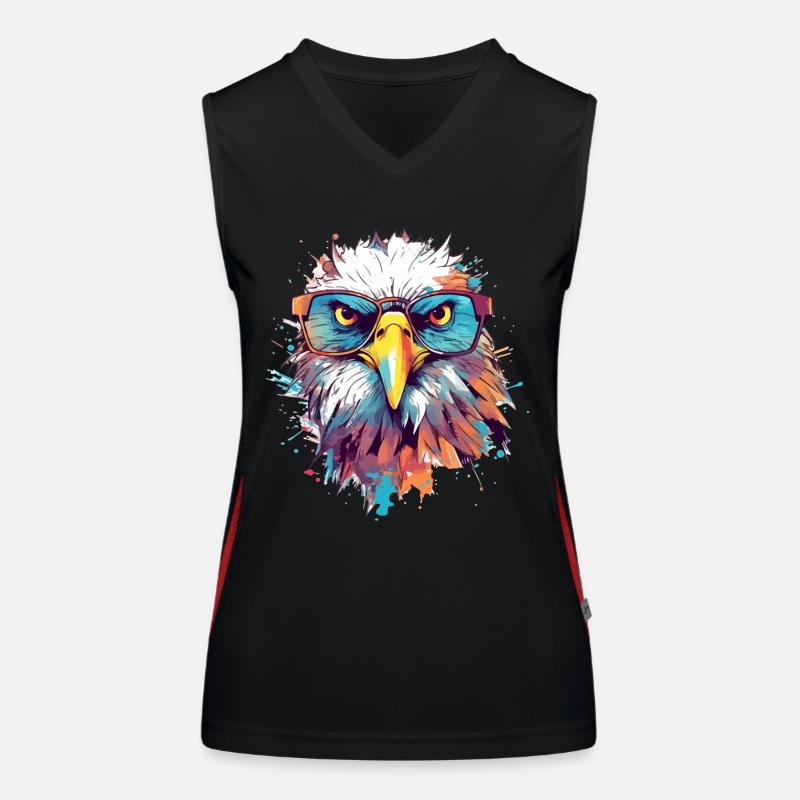 Basil the eagle Women's Functional Contrast Tank Top