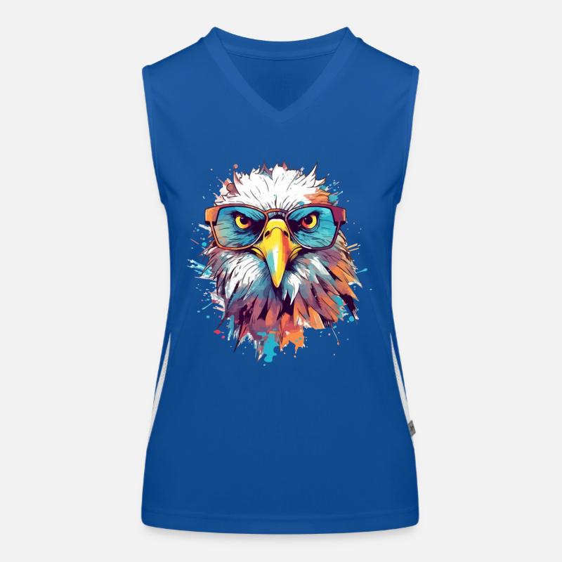 Basil the eagle Women's Functional Contrast Tank Top