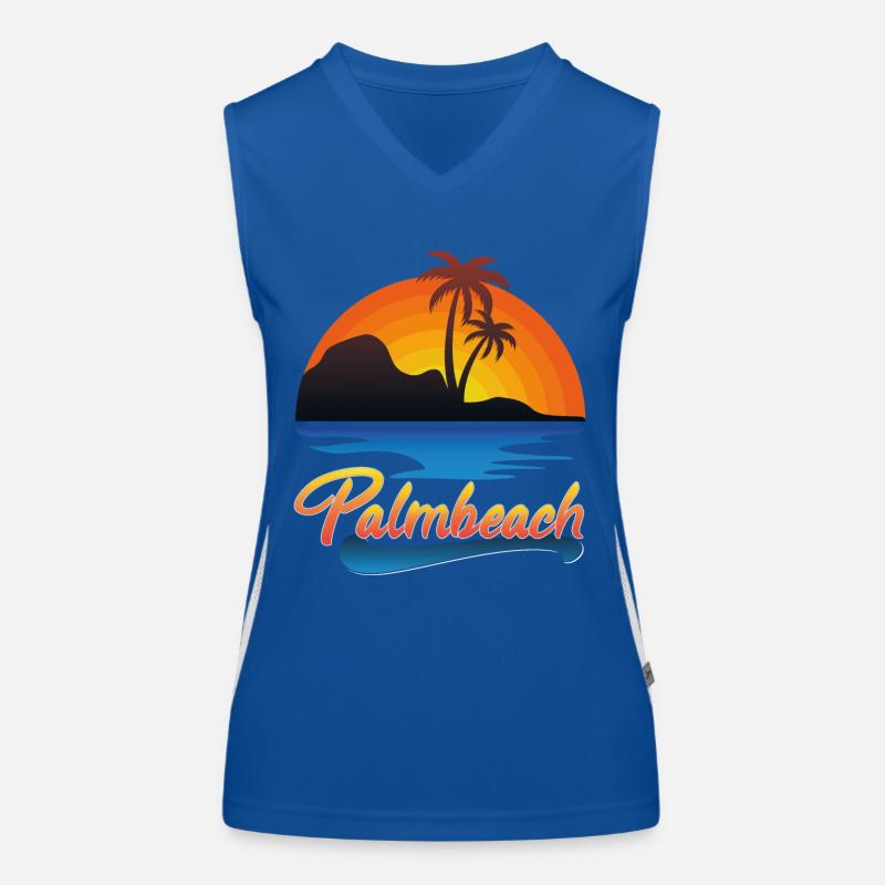 Palmbeach Sunset Design Débardeur respirant contrasté Femme