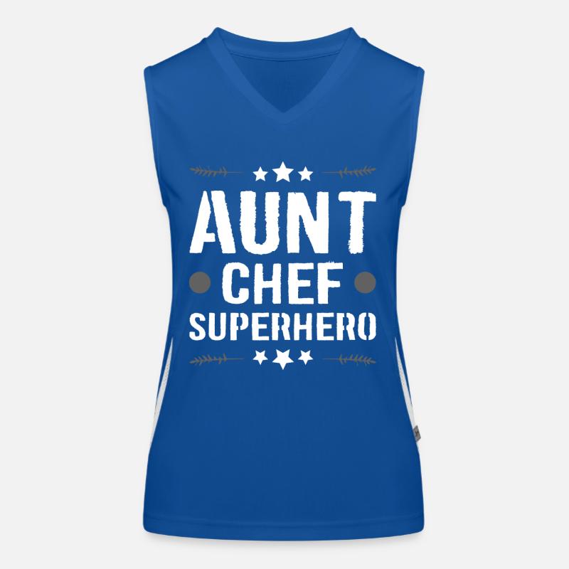 Aunt Superhero Women's Functional Contrast Tank Top