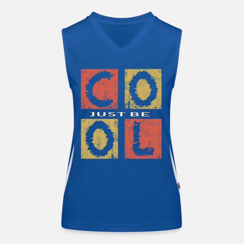 Just Be Cool,Be Cool Women's Functional Contrast Tank Top