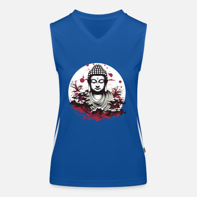 Statue de Bouddha Débardeur respirant contrasté Femme