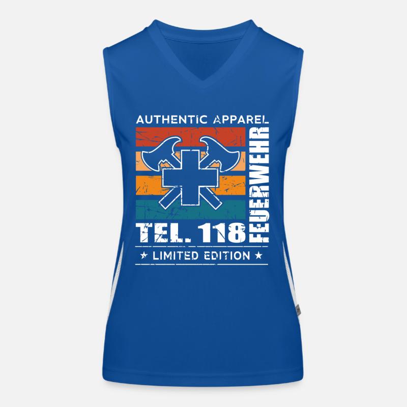 Fire brigade Women's Functional Contrast Tank Top