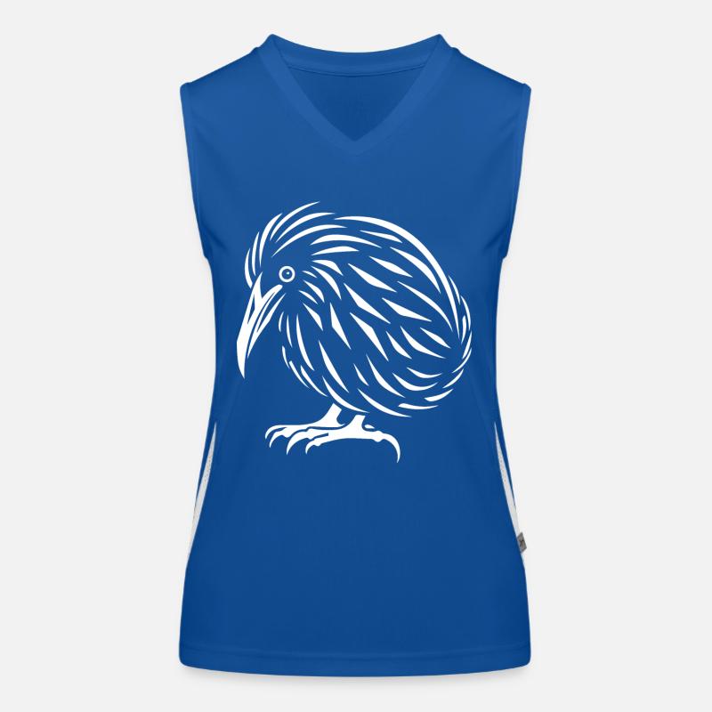 Kiwi Vogel Funktionelles Kontrast-Tank Top für Frauen