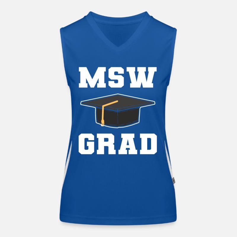 Master Studium Abschlussfeier Funktionelles Kontrast-Tank Top für Frauen