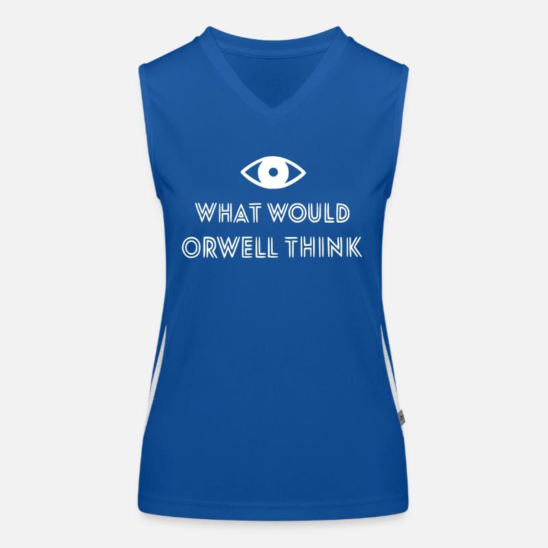 what would orwell think Débardeur respirant contrasté Femme