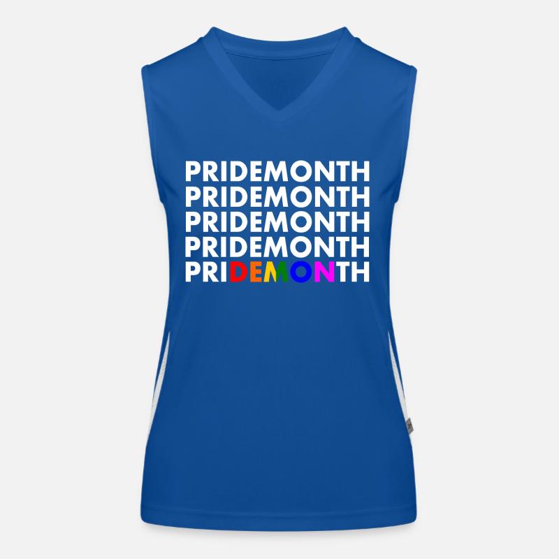 pride month demon Débardeur respirant contrasté Femme