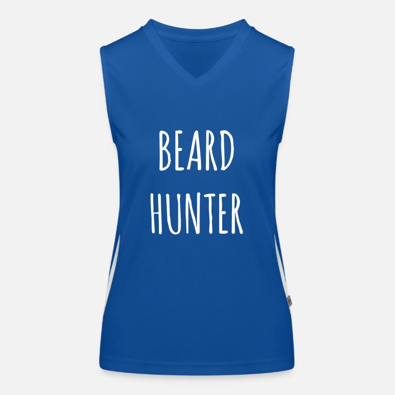 Beard Hunter Funktionelles Kontrast-Tank Top für Frauen