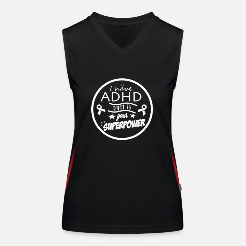Adhs Funktionelles Kontrast-Tank Top für Frauen