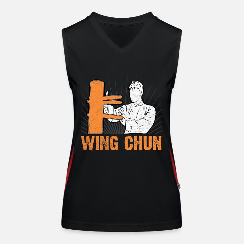 Wing Chun Funktionelles Kontrast-Tank Top für Frauen
