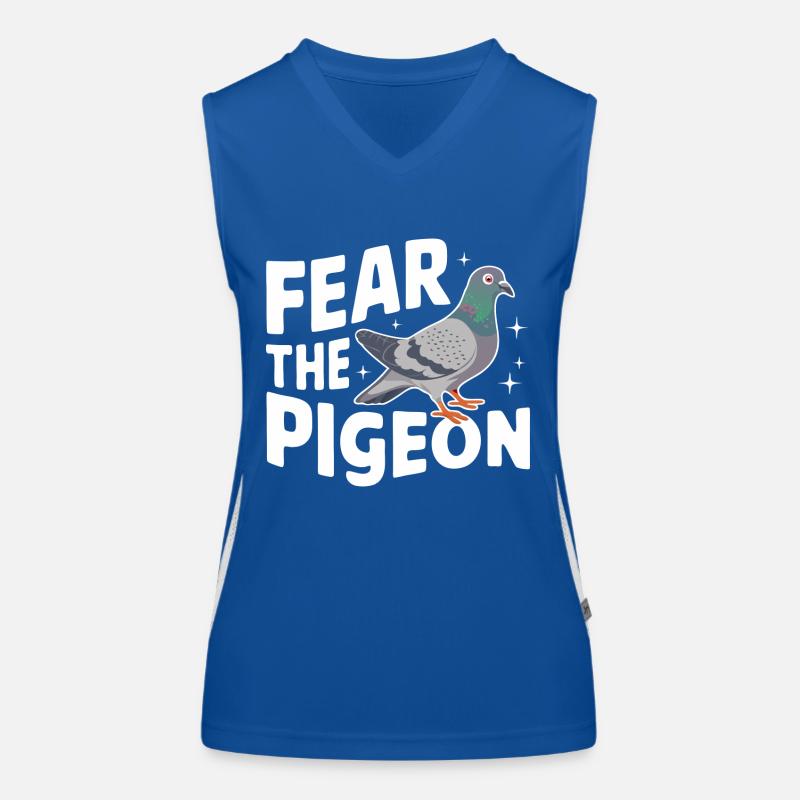 Taube Tauben Tier Vogel Funktionelles Kontrast-Tank Top für Frauen