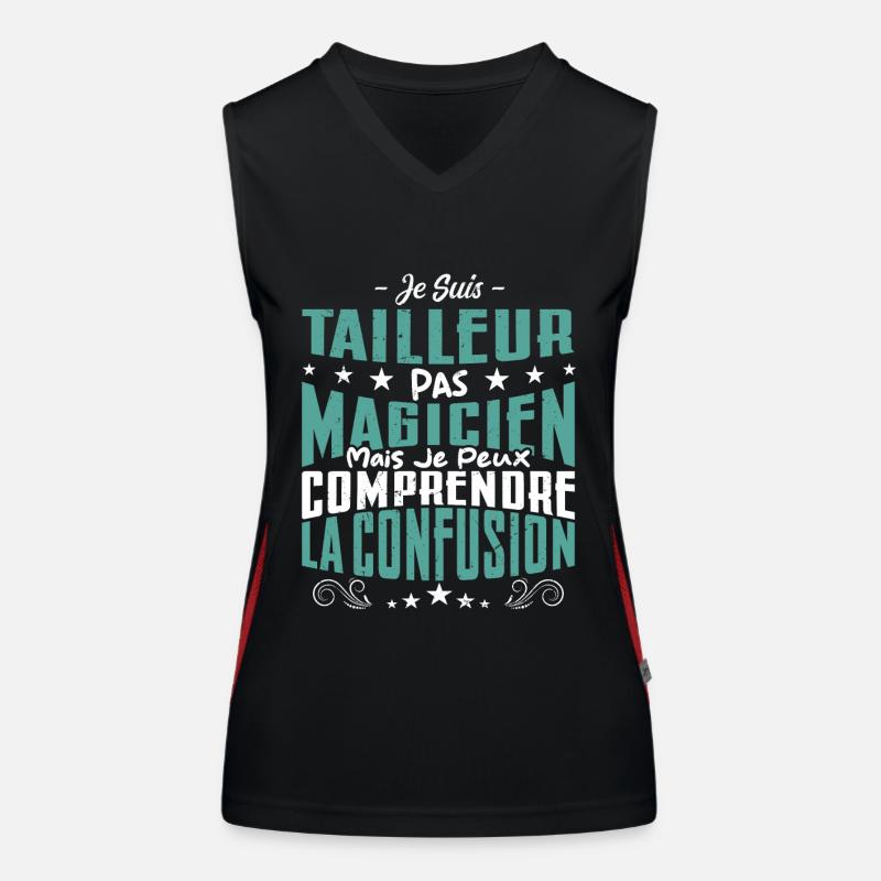 Je Suis Tailleur Pas Magicien Débardeur respirant contrasté Femme