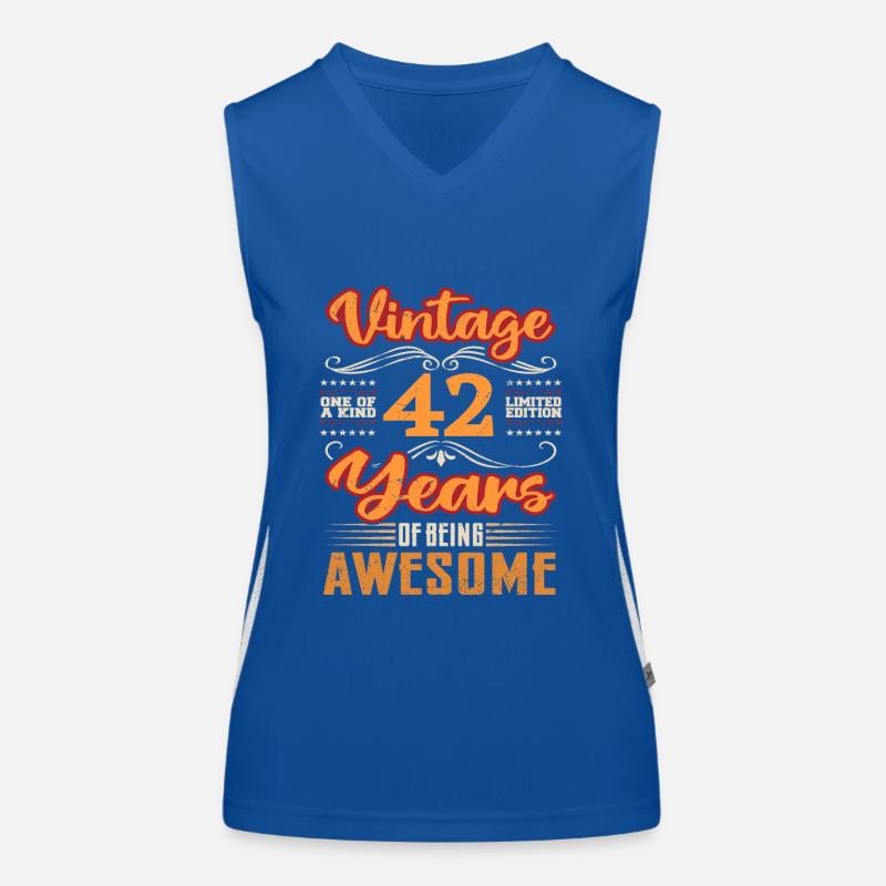 Vintage | 42 birthday gift ideas Women's Functional Contrast Tank Top