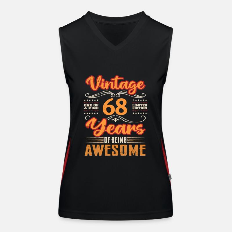 Vintage | 68 birthday gift ideas Women's Functional Contrast Tank Top