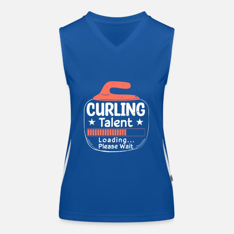 Curling Talent Loading Women's Functional Contrast Tank Top