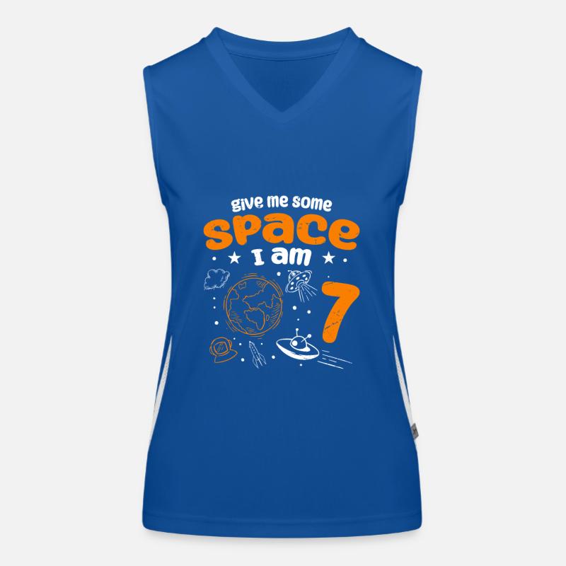 Gebt mir etwas Platz, ich bin 7 Astronauten Funktionelles Kontrast-Tank Top für Frauen