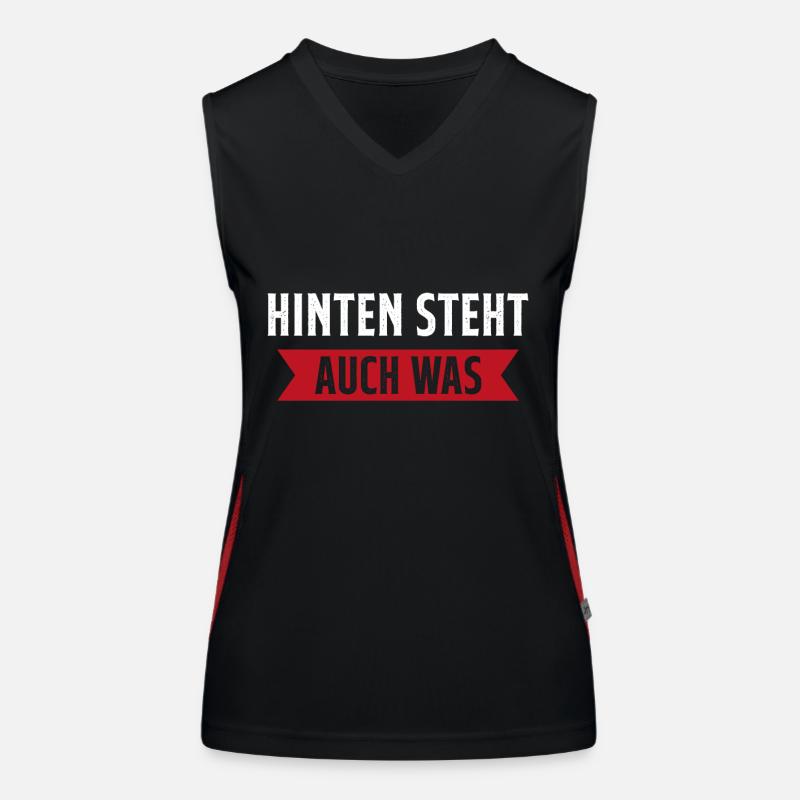 There is also something in the back Women's Functional Contrast Tank Top