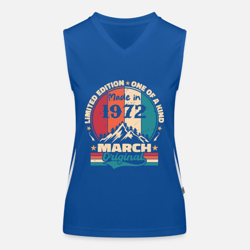 March 1972 | Aged Perfectly Women's Functional Contrast Tank Top
