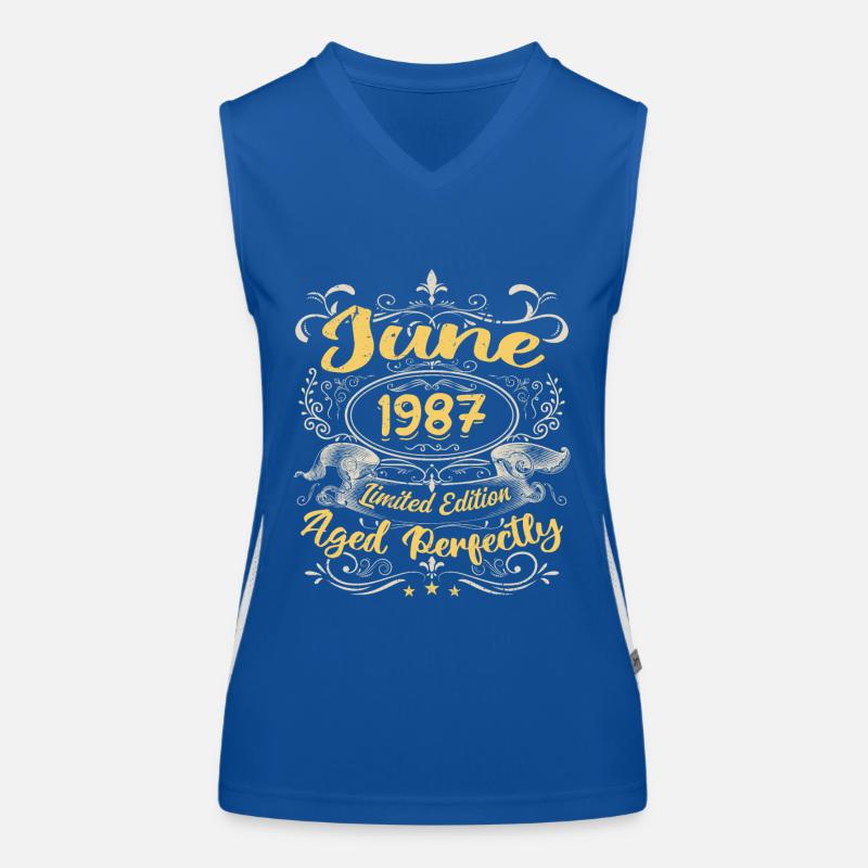 June 1987| Vintage Gift 1987 Women's Functional Contrast Tank Top