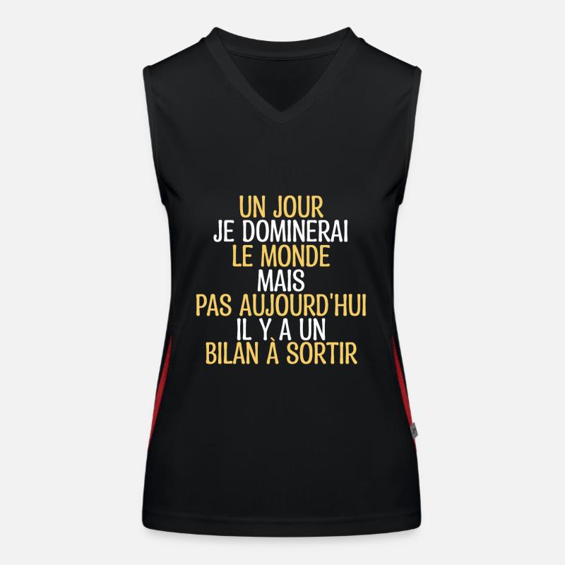 Comptable Comptabilité Calcul Métier Cadeau Humour Débardeur respirant contrasté Femme