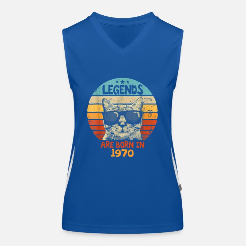 Die Legenden wurden 1983 geboren Jubiläumsgeschenk Funktionelles Kontrast-Tank Top für Frauen