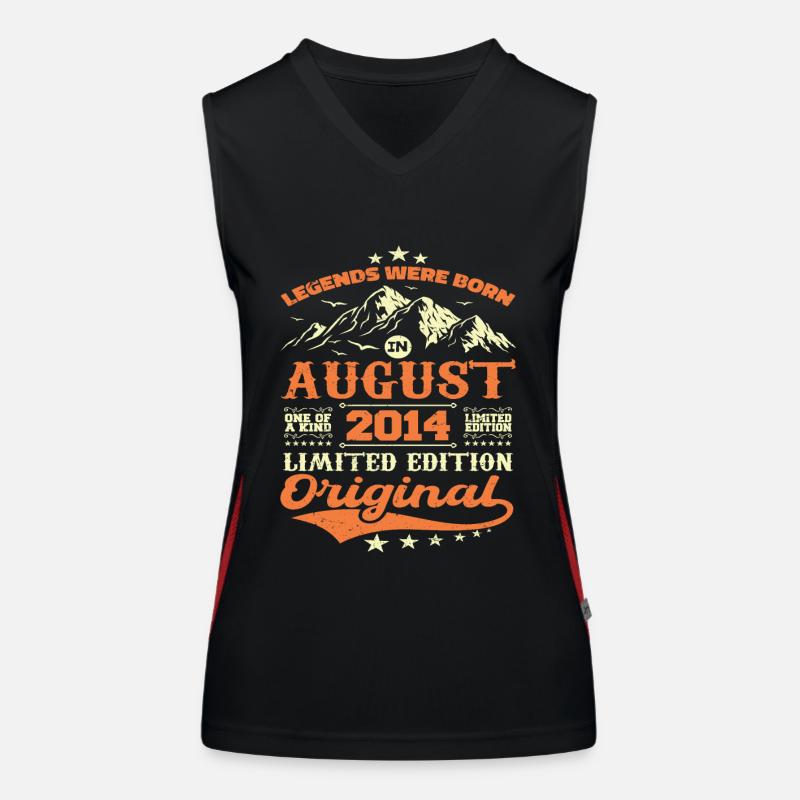 August 2014 Anniversary legends 2014 August Women's Functional Contrast Tank Top