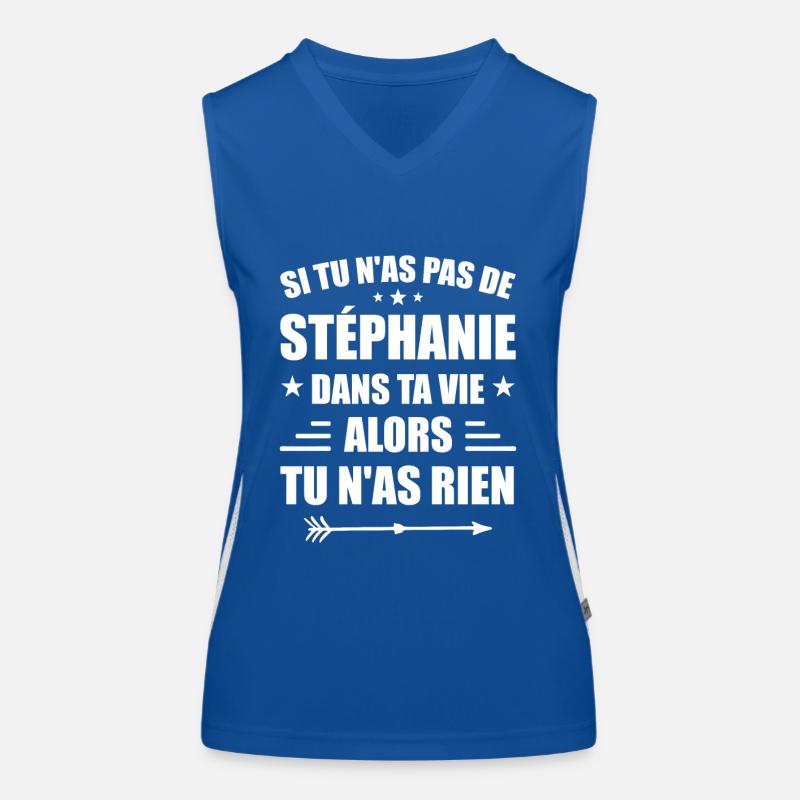 Stéphanie, Anniversaire Stéphanie - Stéphanie Débardeur respirant contrasté Femme